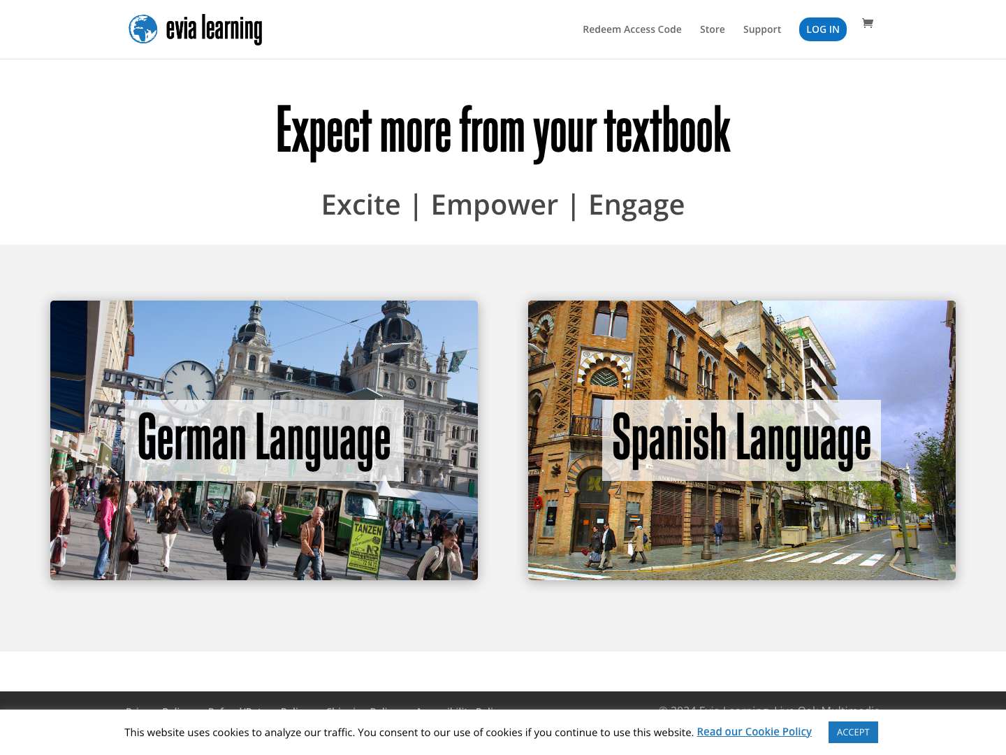 Evia Learning | - Full Screenshot