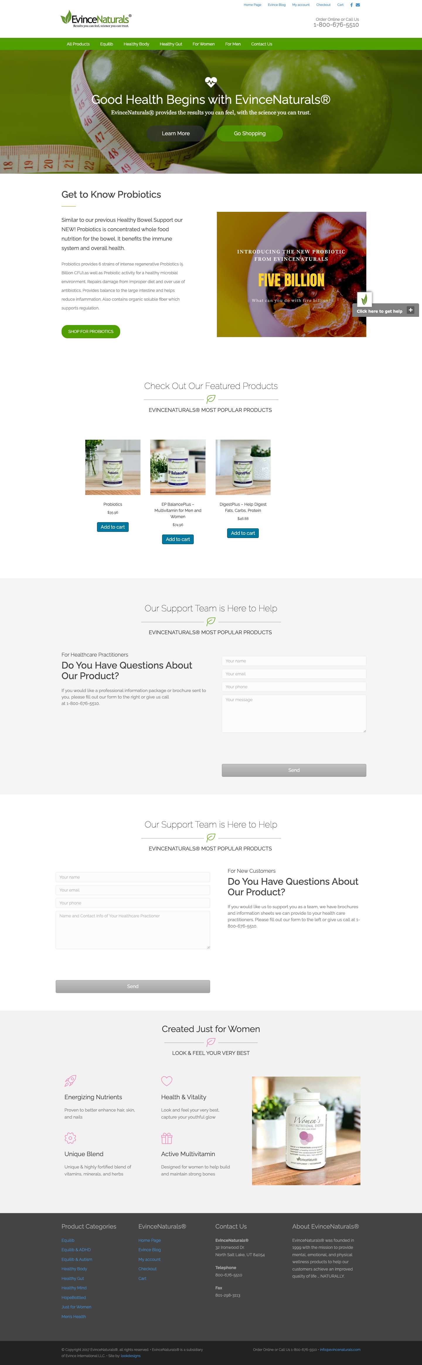 Evince Naturals - Full Screenshot