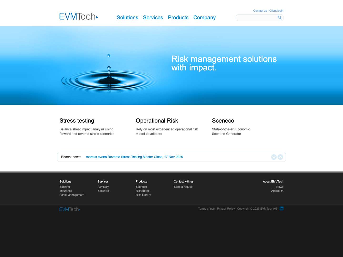 Home - EVMTech - Full Screenshot