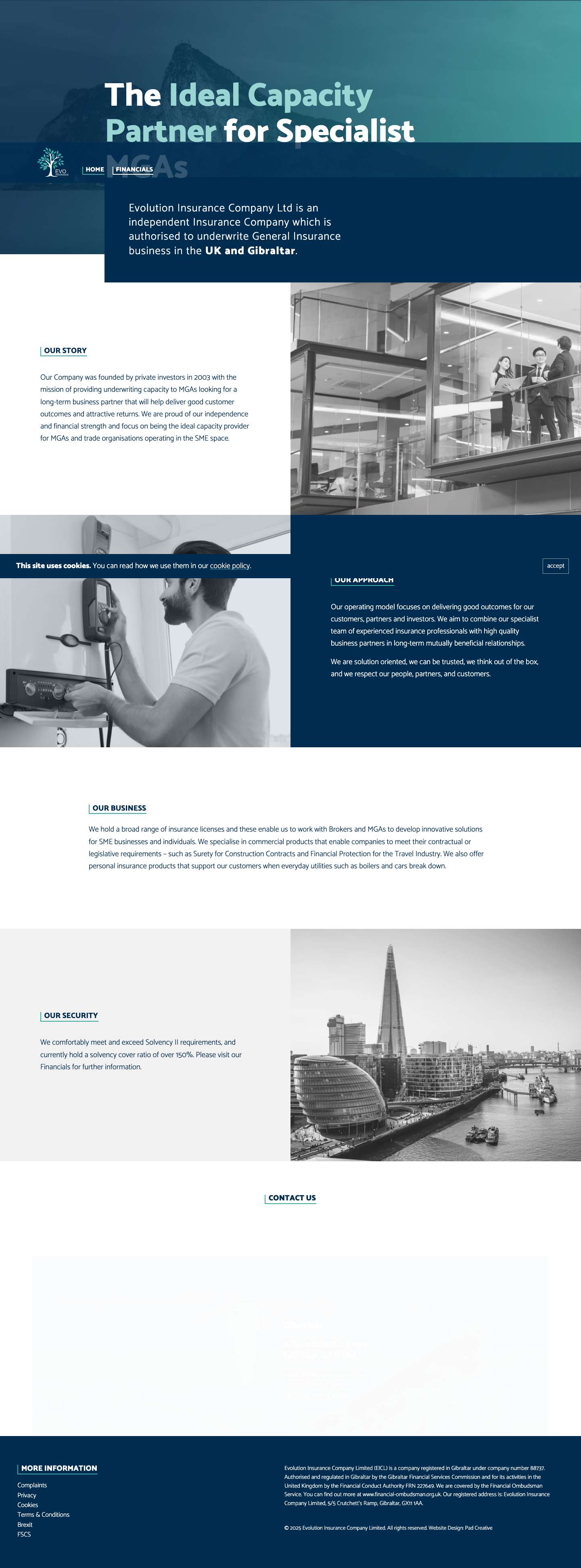 Home - Evolution Insurance - Full Screenshot