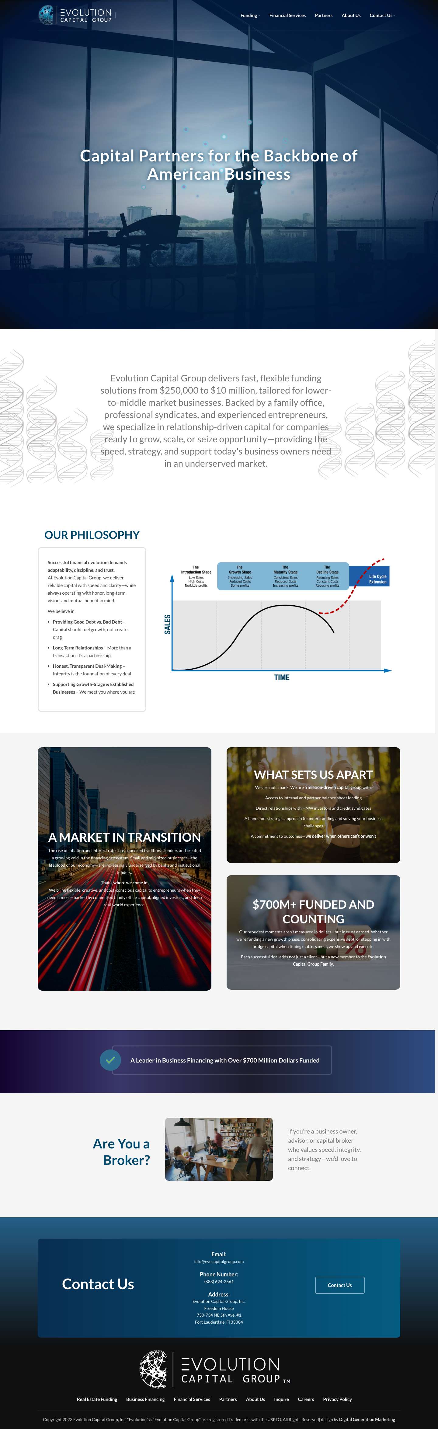 Evolution Capital Group - Full Screenshot