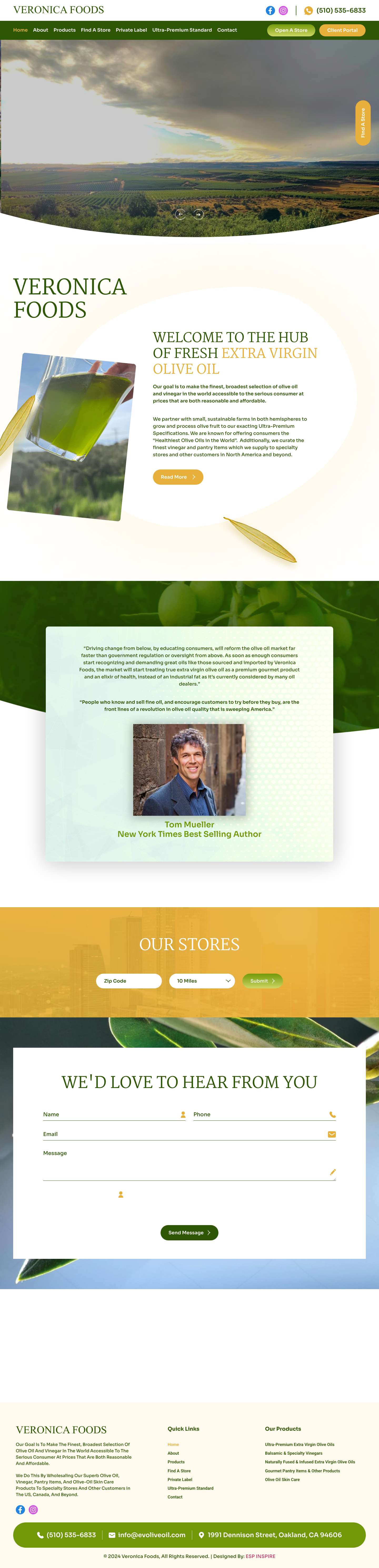 Veronica Foods - Full Screenshot