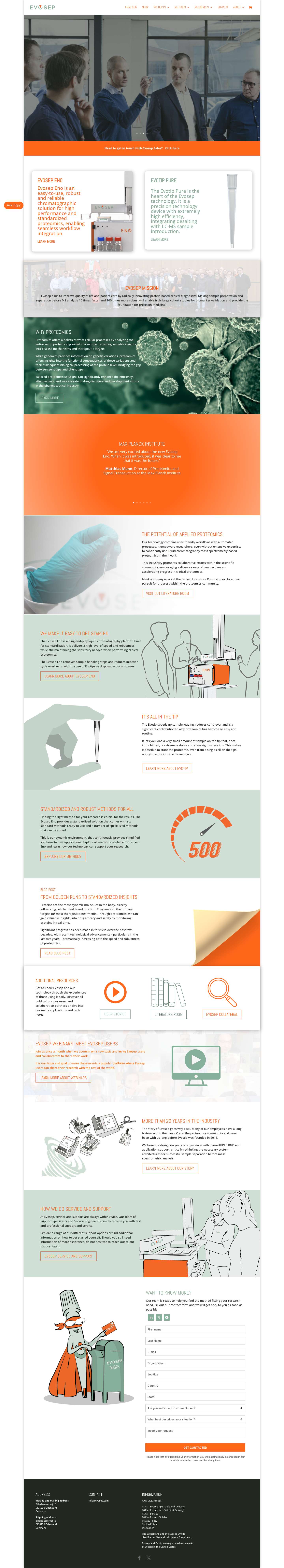 Clinical proteomics - 100 times more robust, 10 times faster. →Pop-up Bot - Full Screenshot