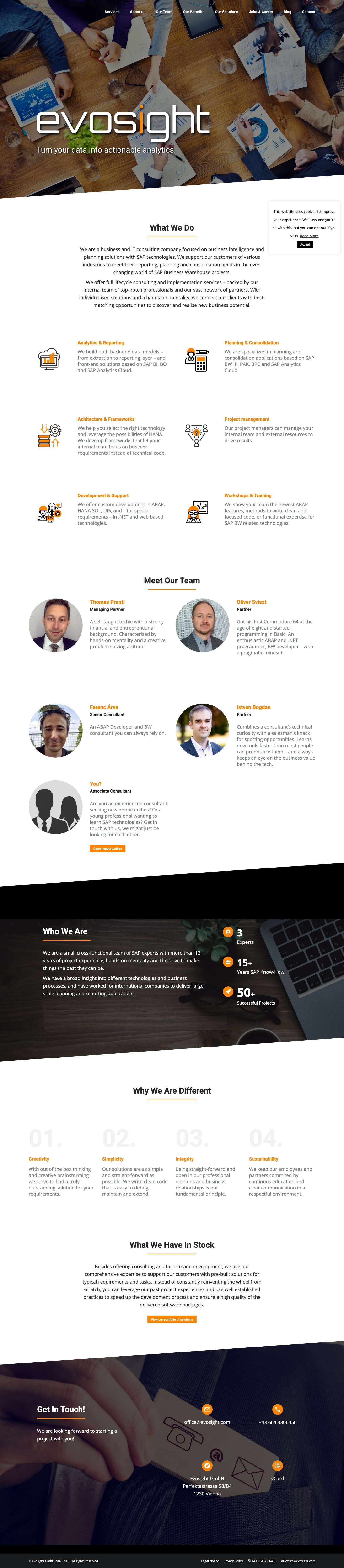 evosight.com - Full Screenshot