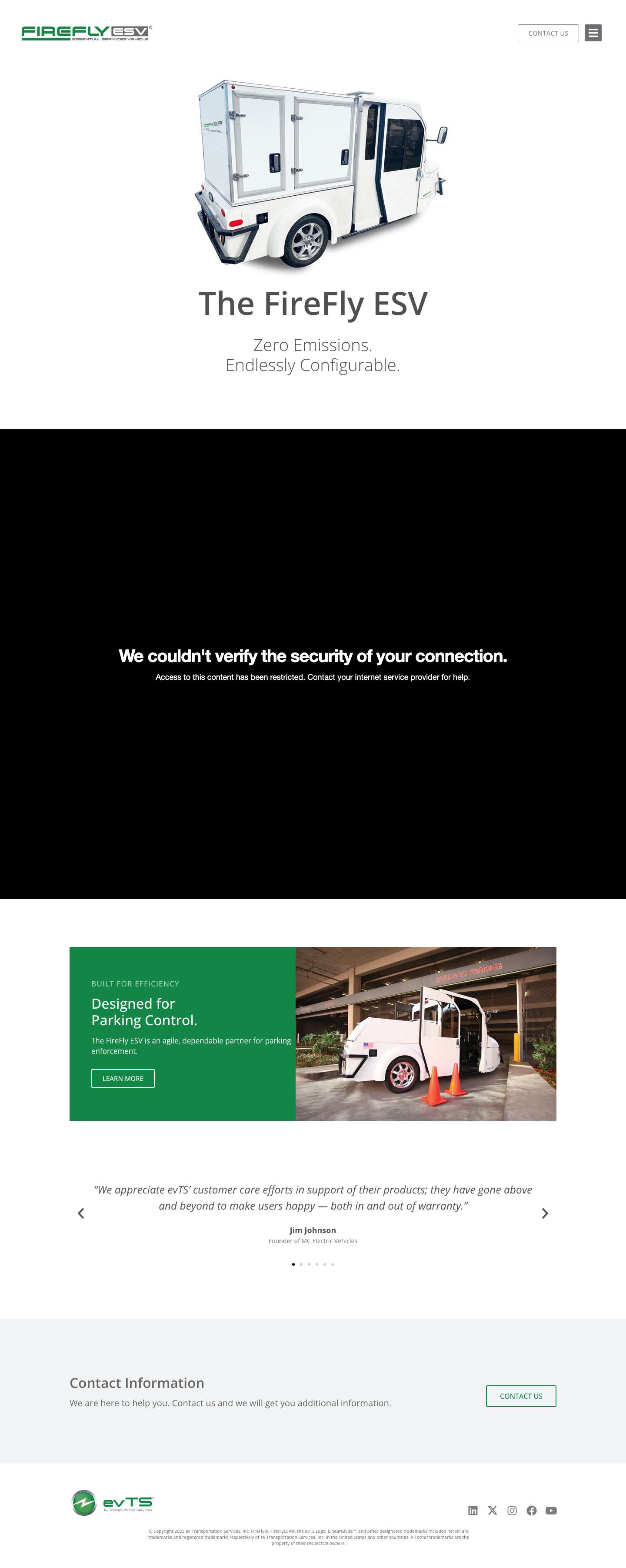 evTS — FireFly ESV® – Mobility That Works - Full Screenshot