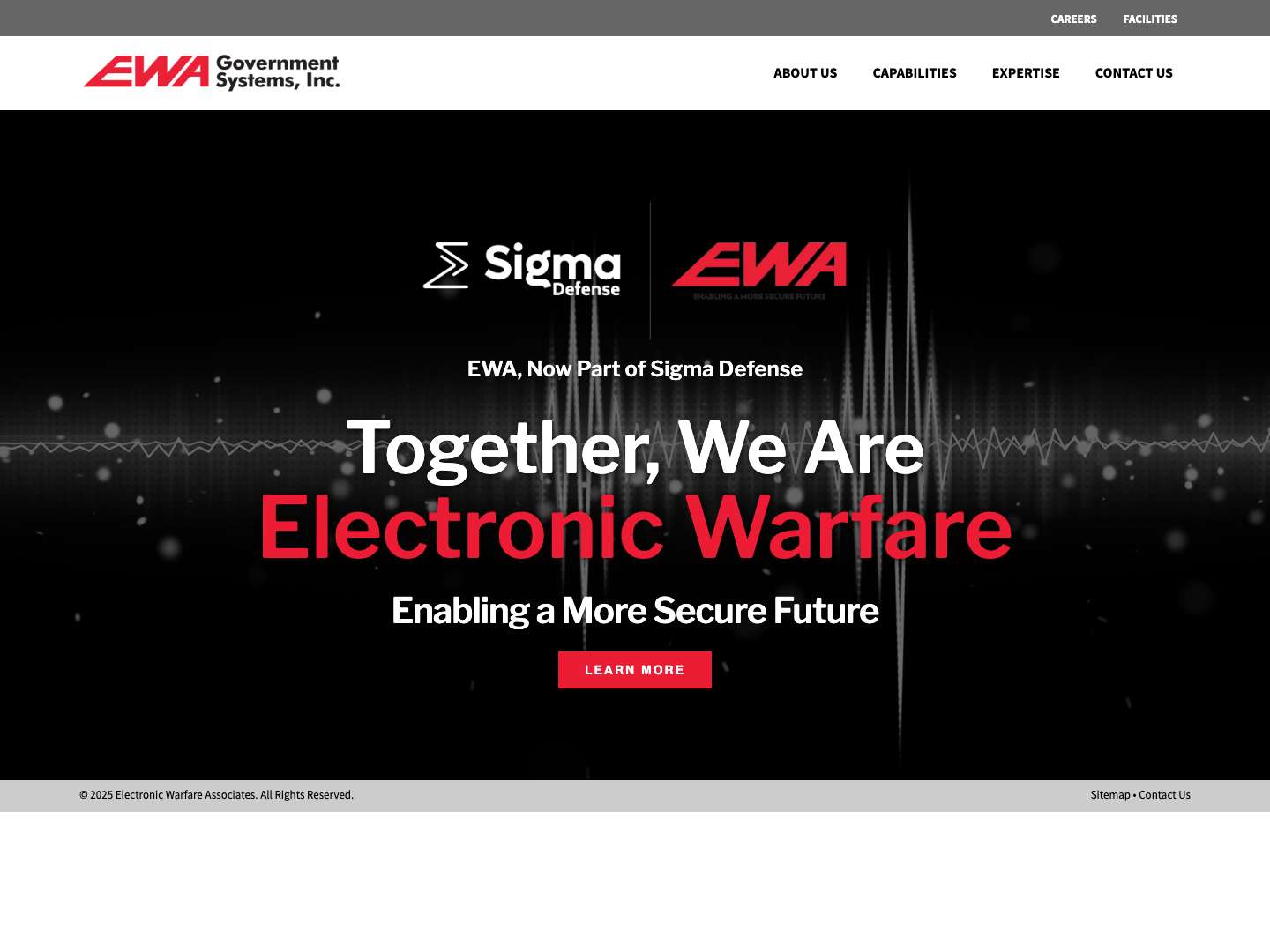 Electronic Warfare Associates VA | EWA Government Systems, Inc. - Full Screenshot
