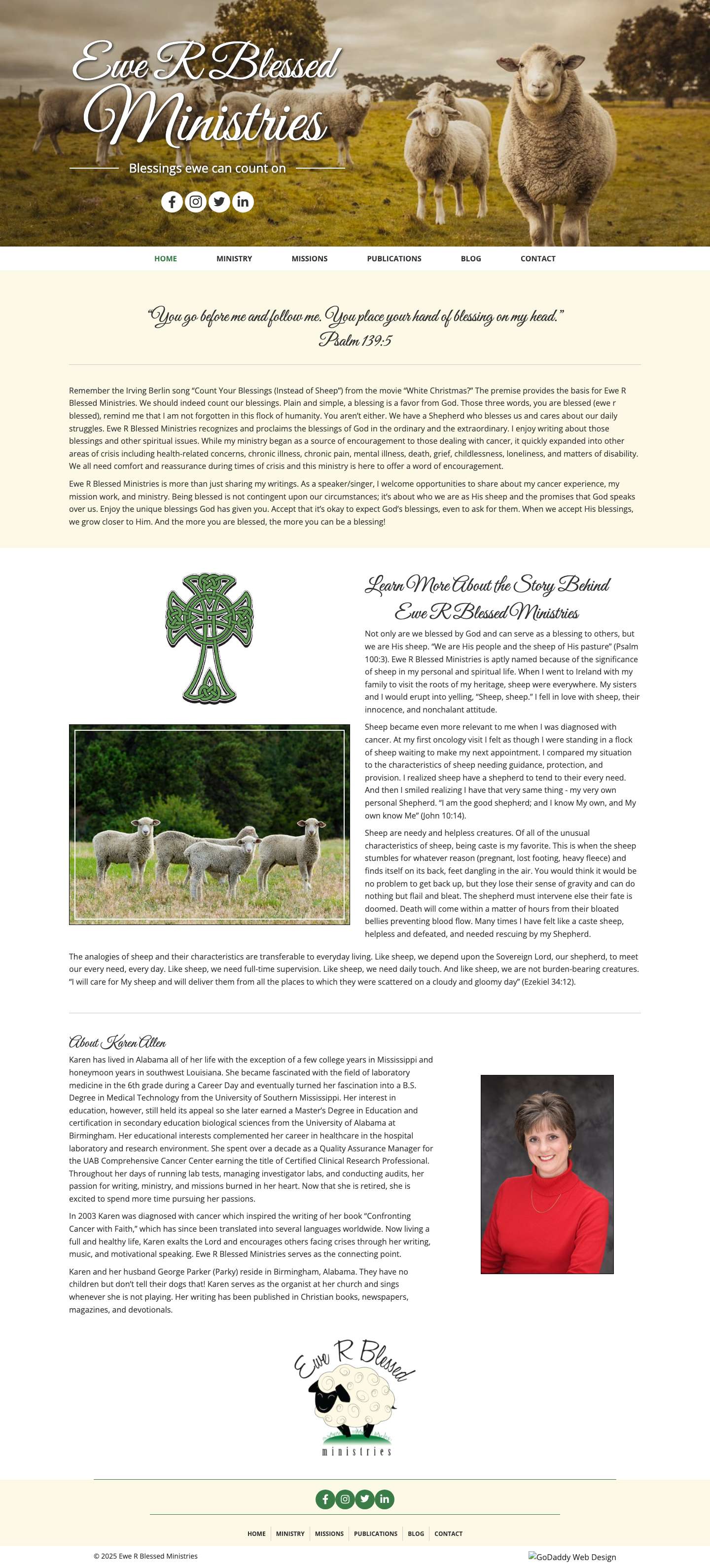 Authors Ministry in Birmingham, AL - Full Screenshot