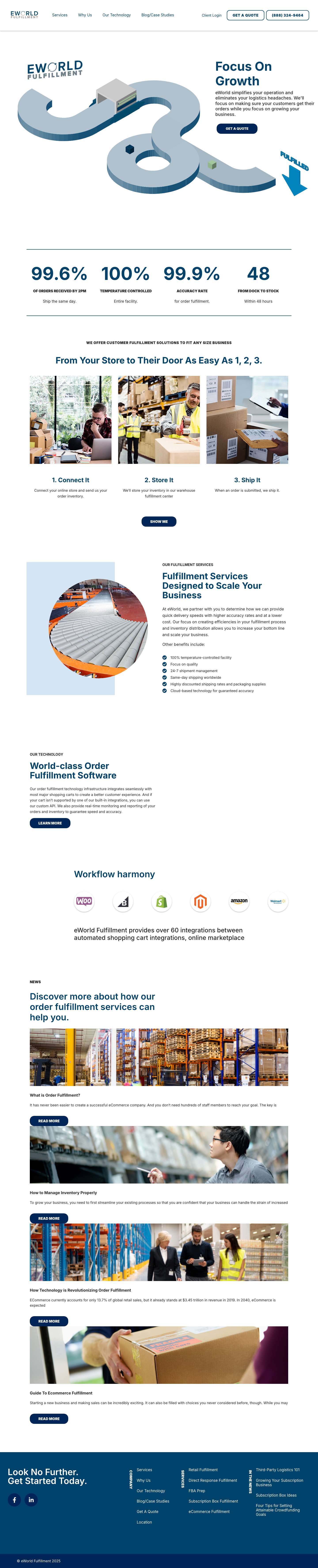 Scalable Fulfillment to Simplify Your Business | eWorld FulfillmentArtboard 1Artboard 1 - Full Screenshot