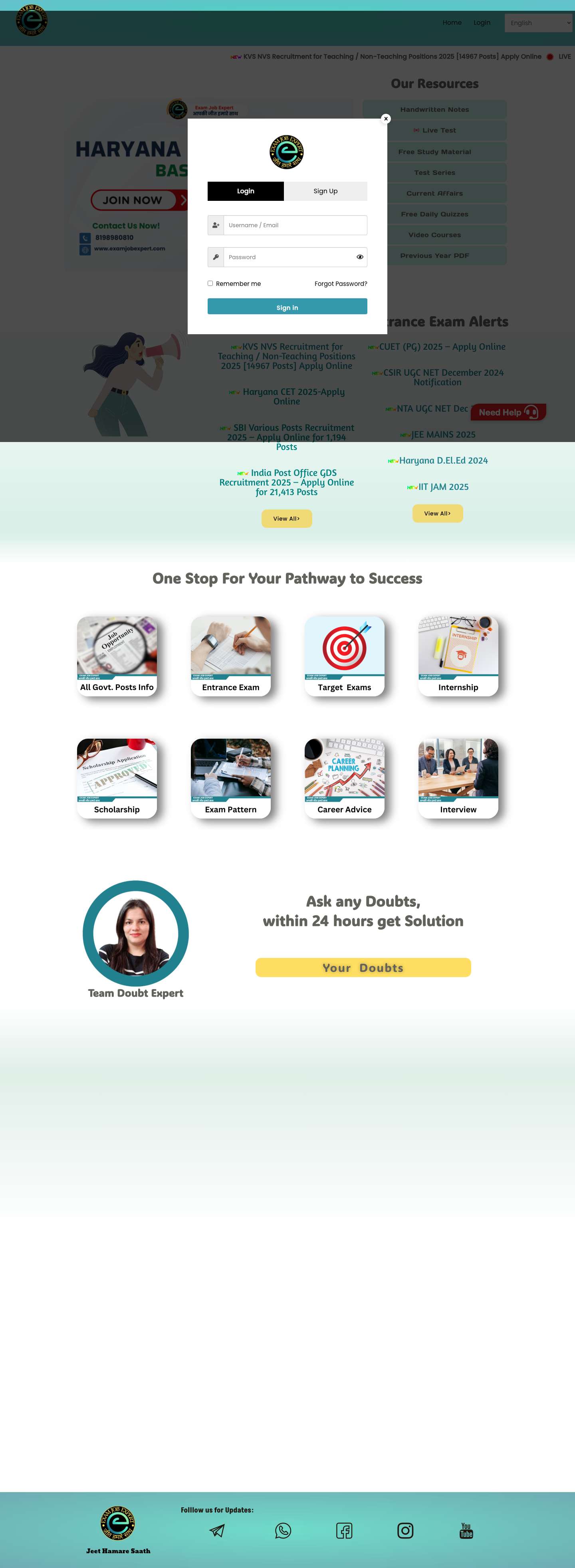 Exam Job Expert – Jeet Hamare Saath - Full Screenshot