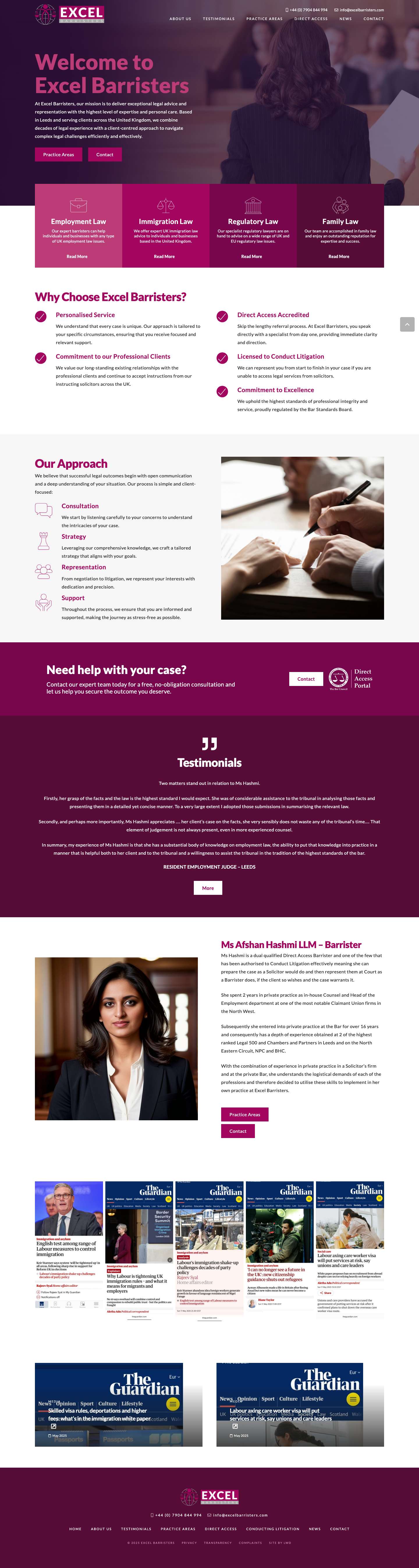 Excel Barristers - Full Screenshot