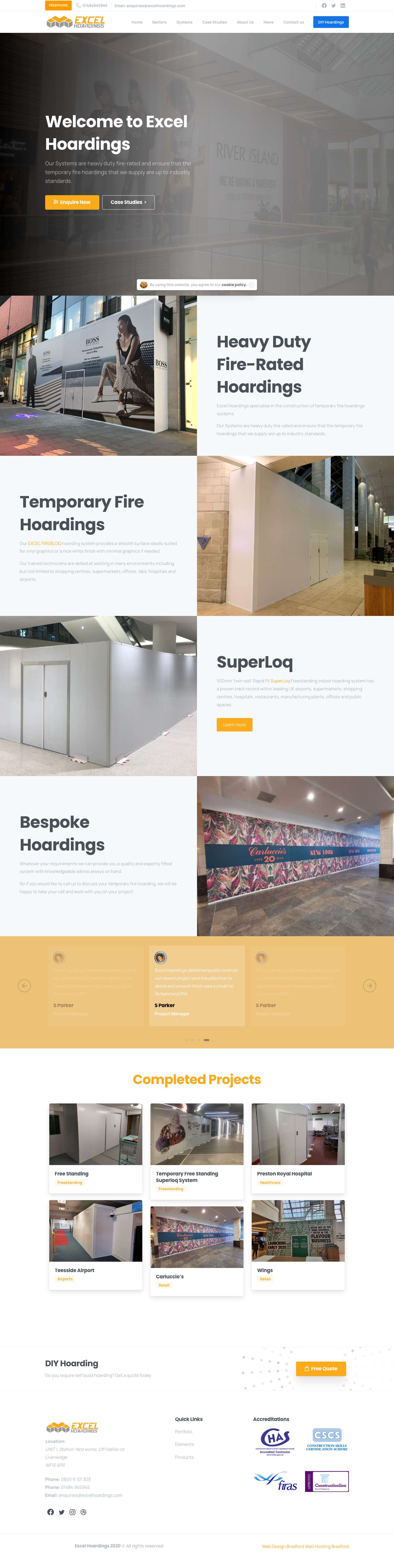 Excel Hoardings – Excel Hoardings - Full Screenshot
