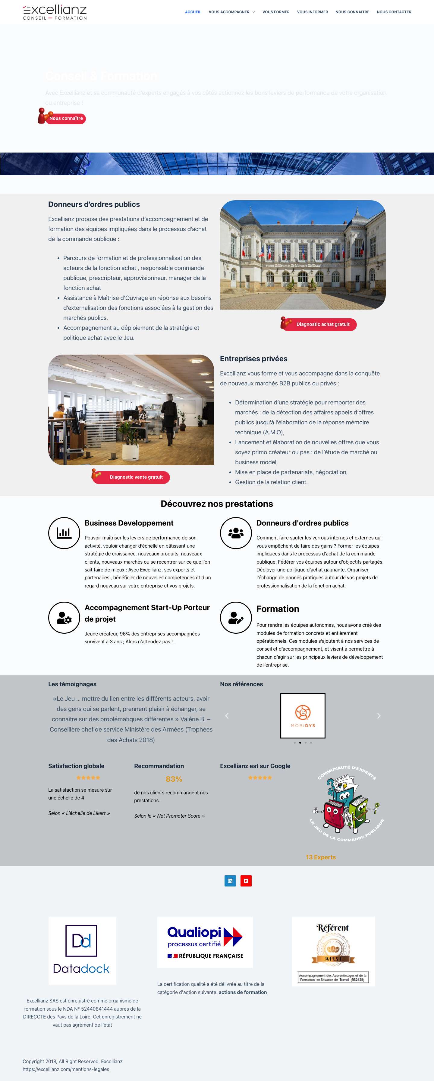 Accueil - - Full Screenshot