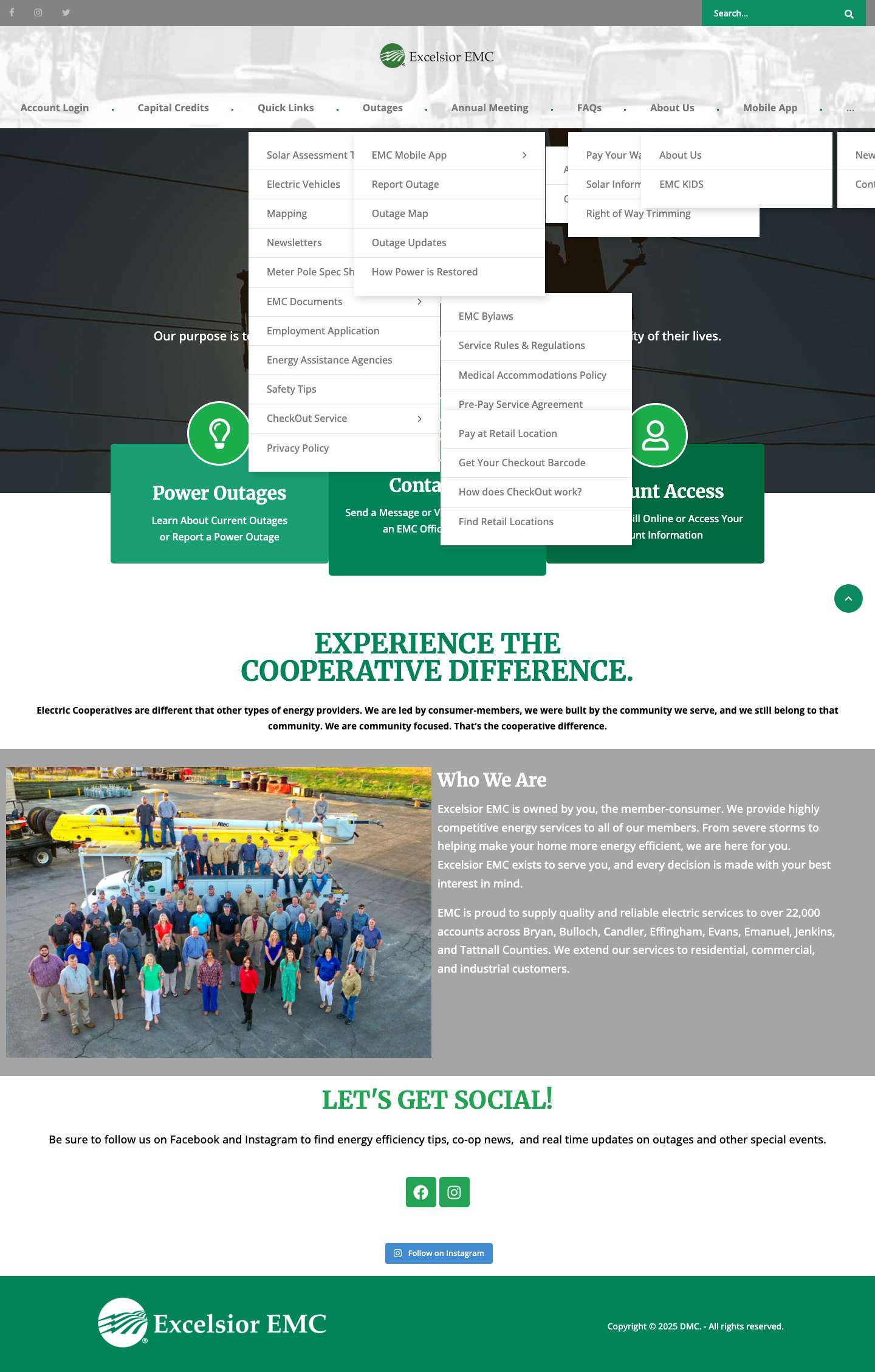 Excelsior – Electric Membership Corporation - Full Screenshot