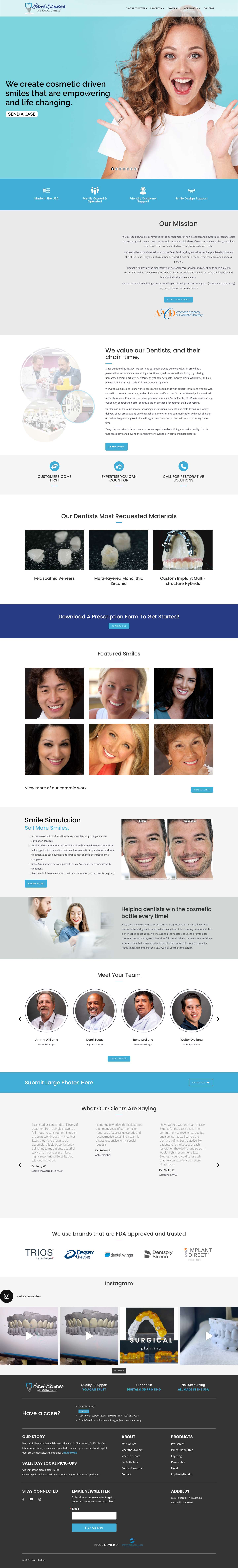 Home - We Know Smiles - Full Screenshot