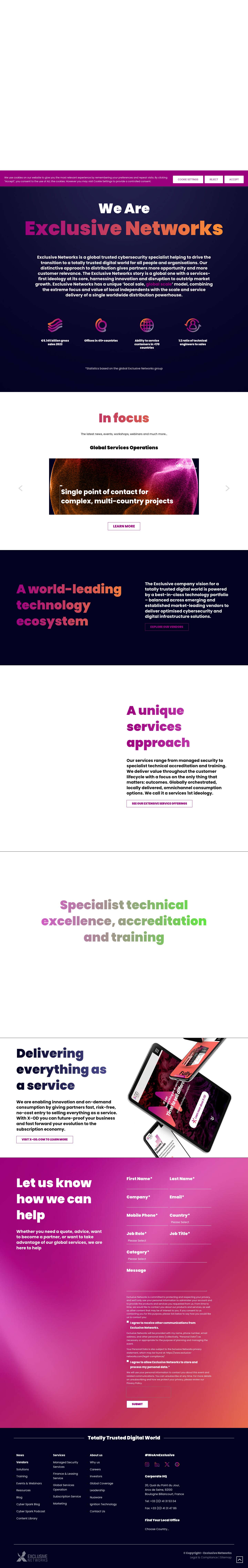 We are Exclusive Networks - Full Screenshot