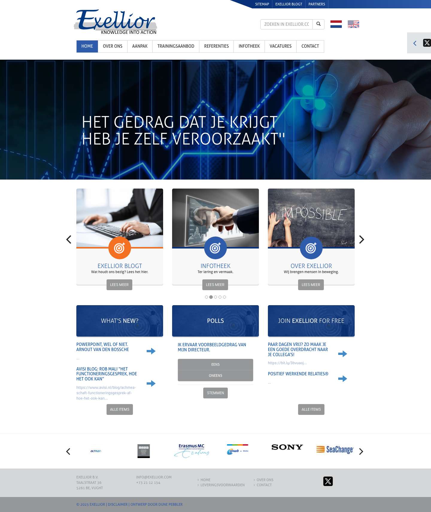 Exellior - Knowledge into action - Full Screenshot