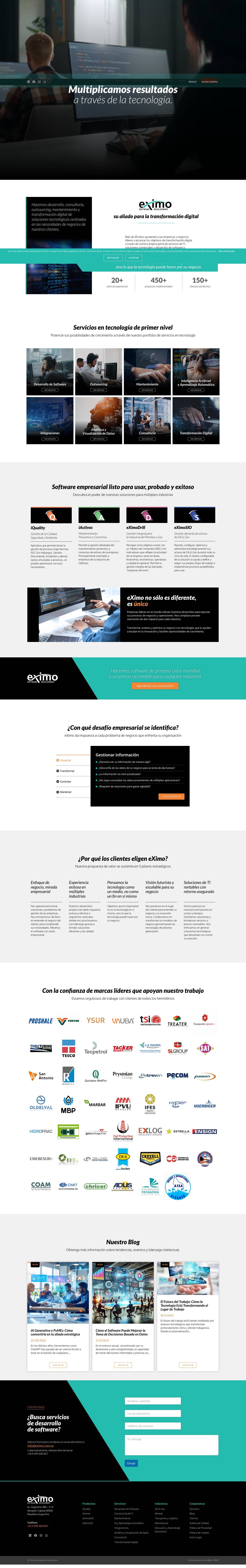 Inicio - eXimoAsset 1 - Full Screenshot