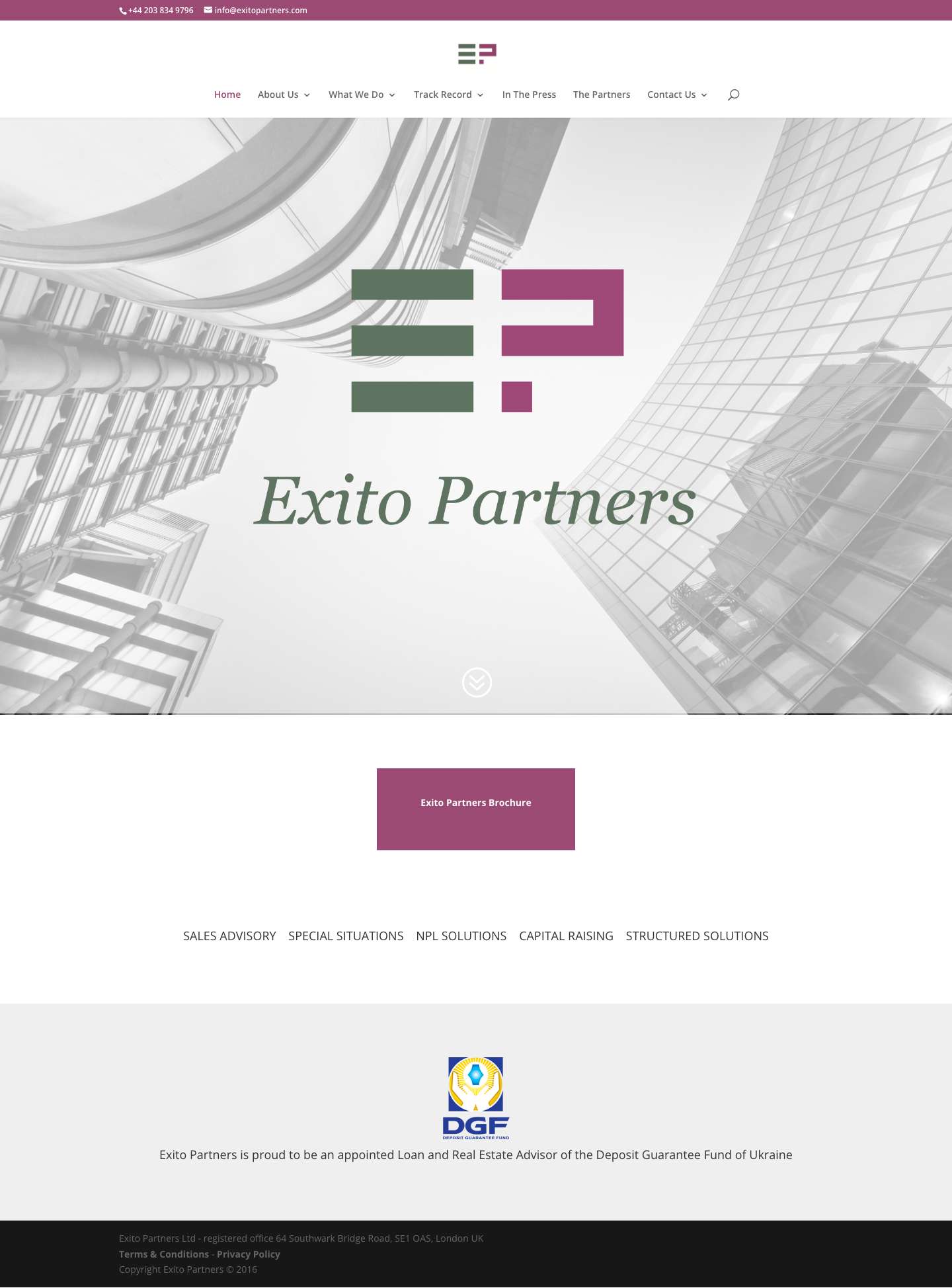 Exito Partners | - Full Screenshot