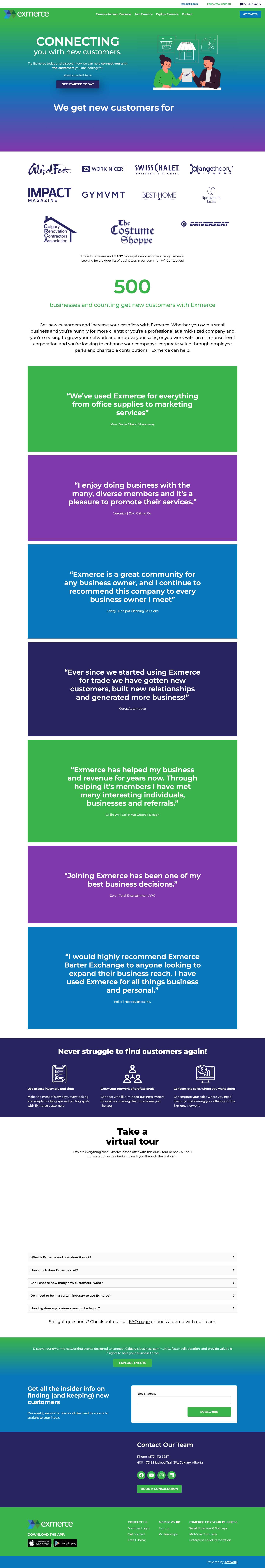 Home - Exmerce - Full Screenshot