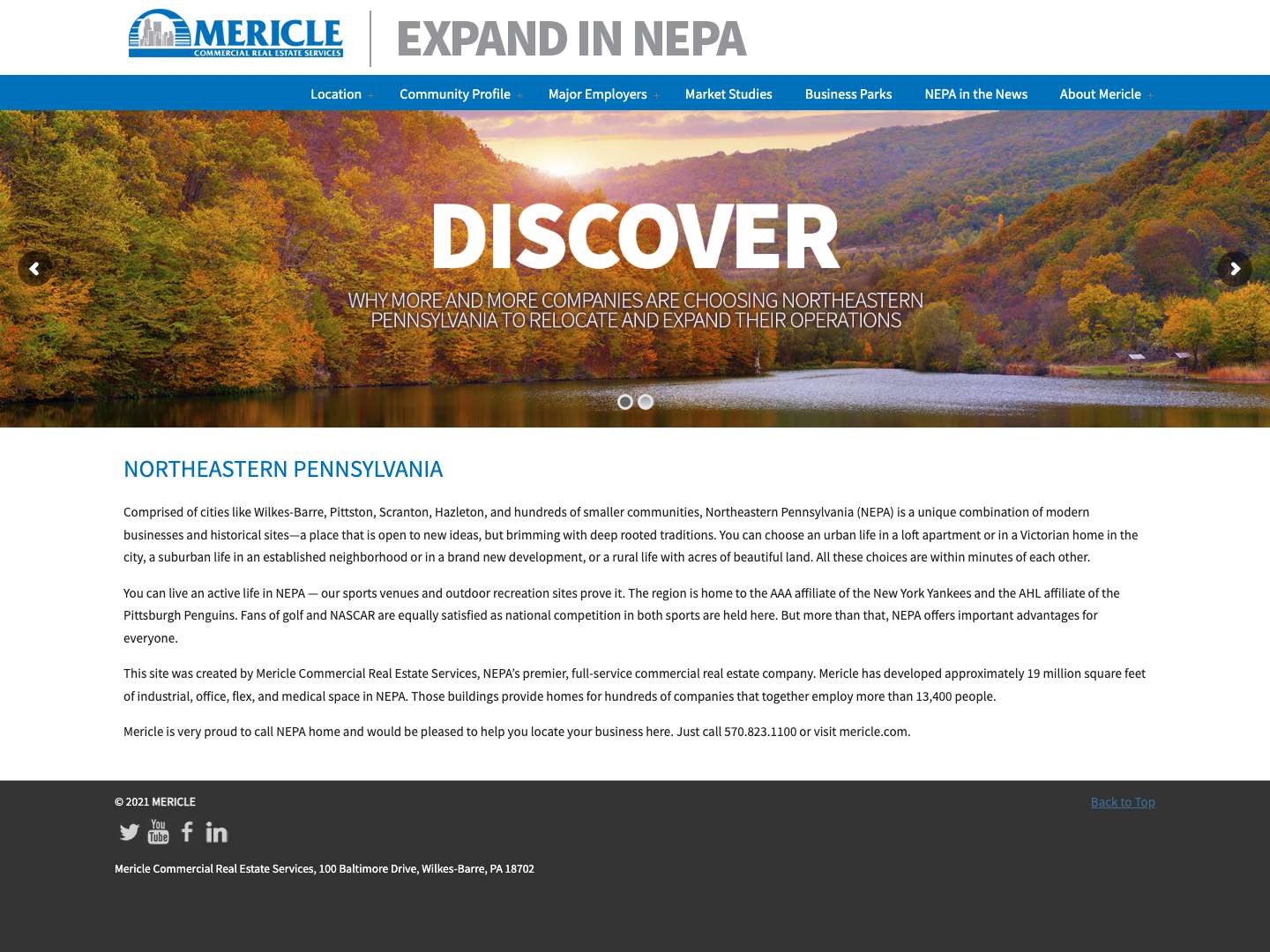 Expand in Northeastern Pennsylvania | - Full Screenshot