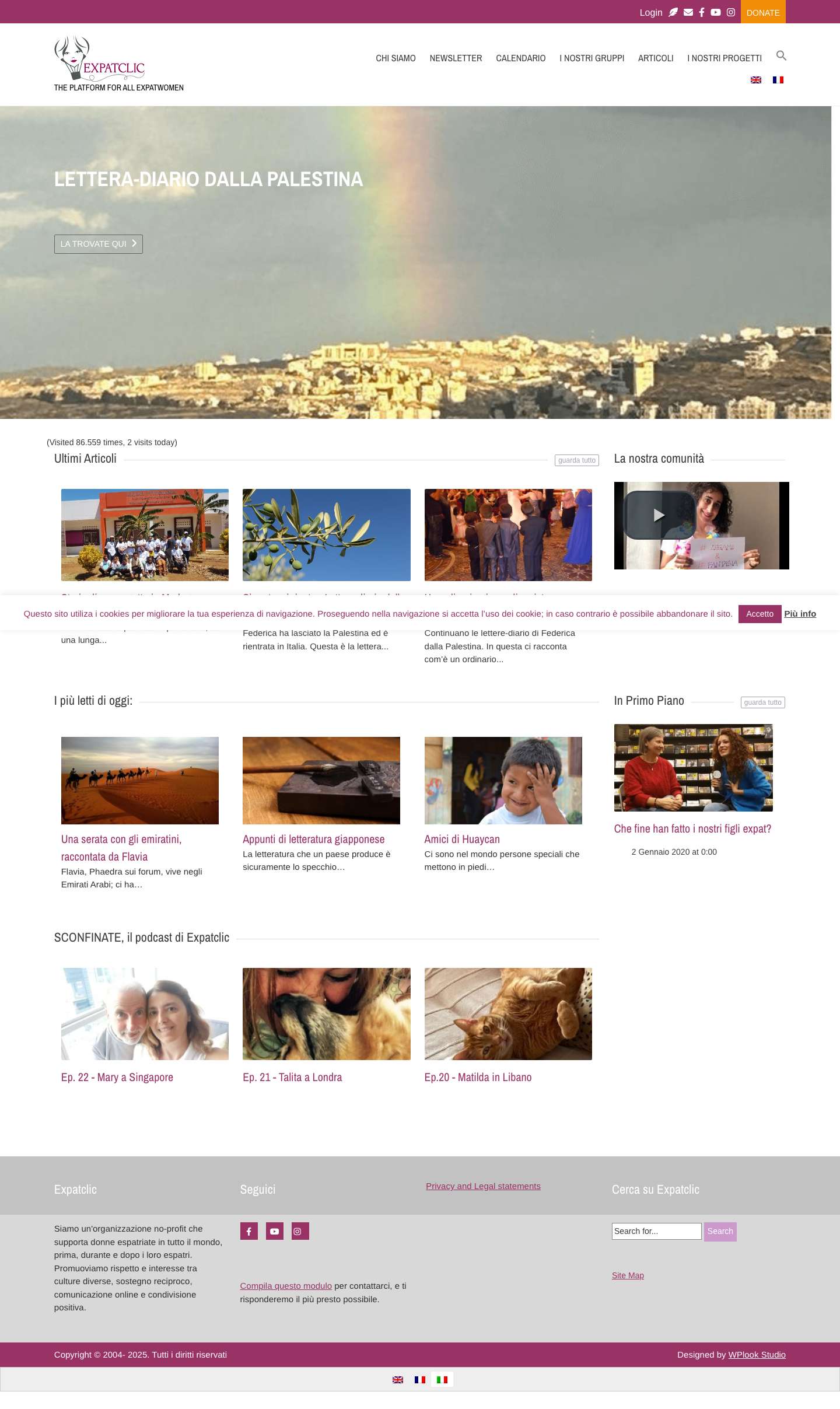 Home Page - ExpatclicHome Page - Expatclic - Full Screenshot