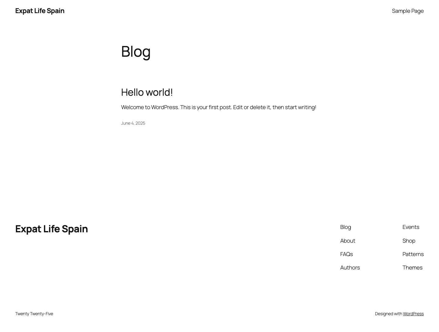 Expat Life Spain - - Full Screenshot