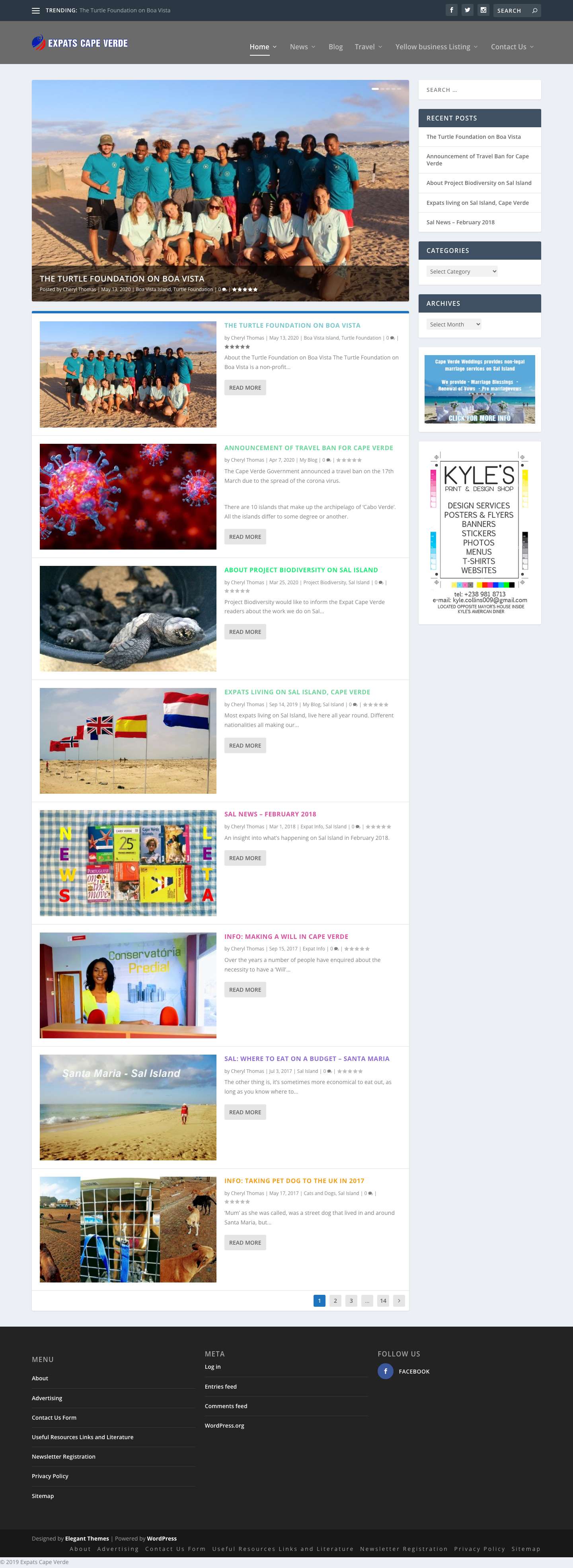 Expats Cape Verde - - Full Screenshot