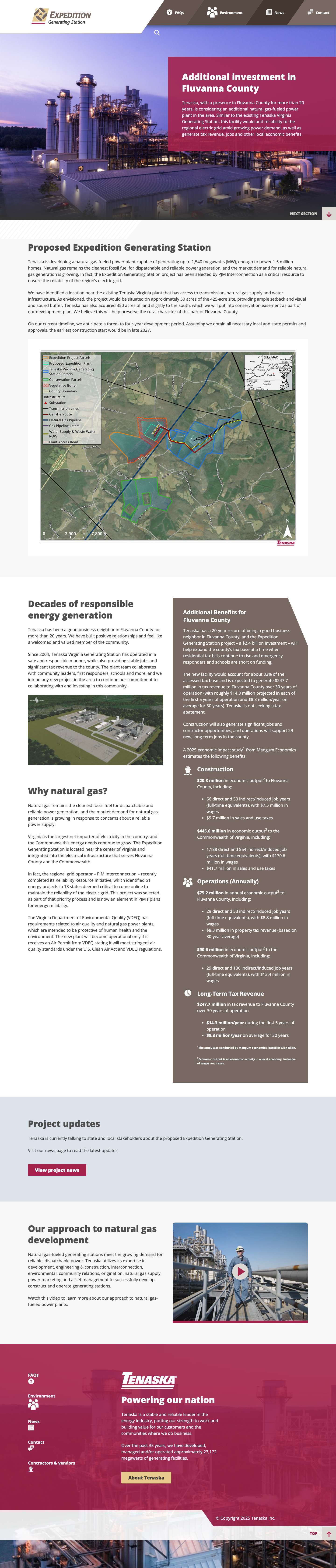 Home - Expedition Generating Station - Full Screenshot