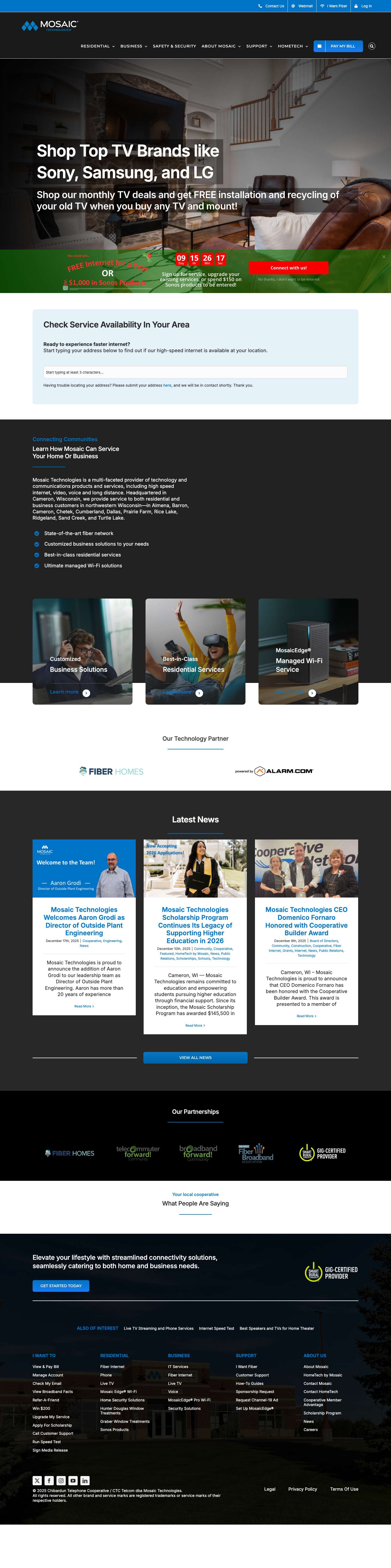 Mosaic Technologies – Experience Mosaic - Full Screenshot