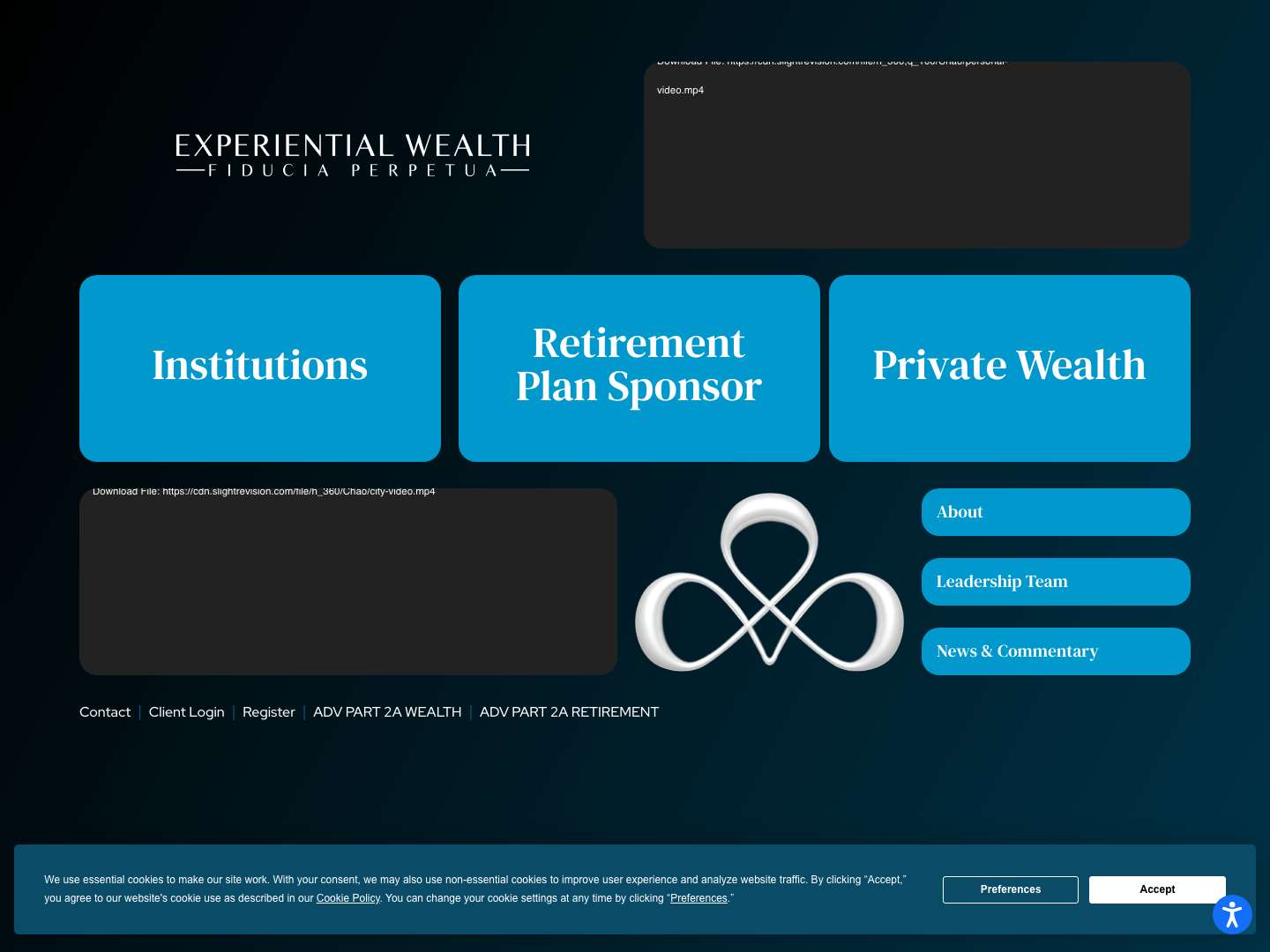 Home - Experiential Wealth, Inc - Full Screenshot