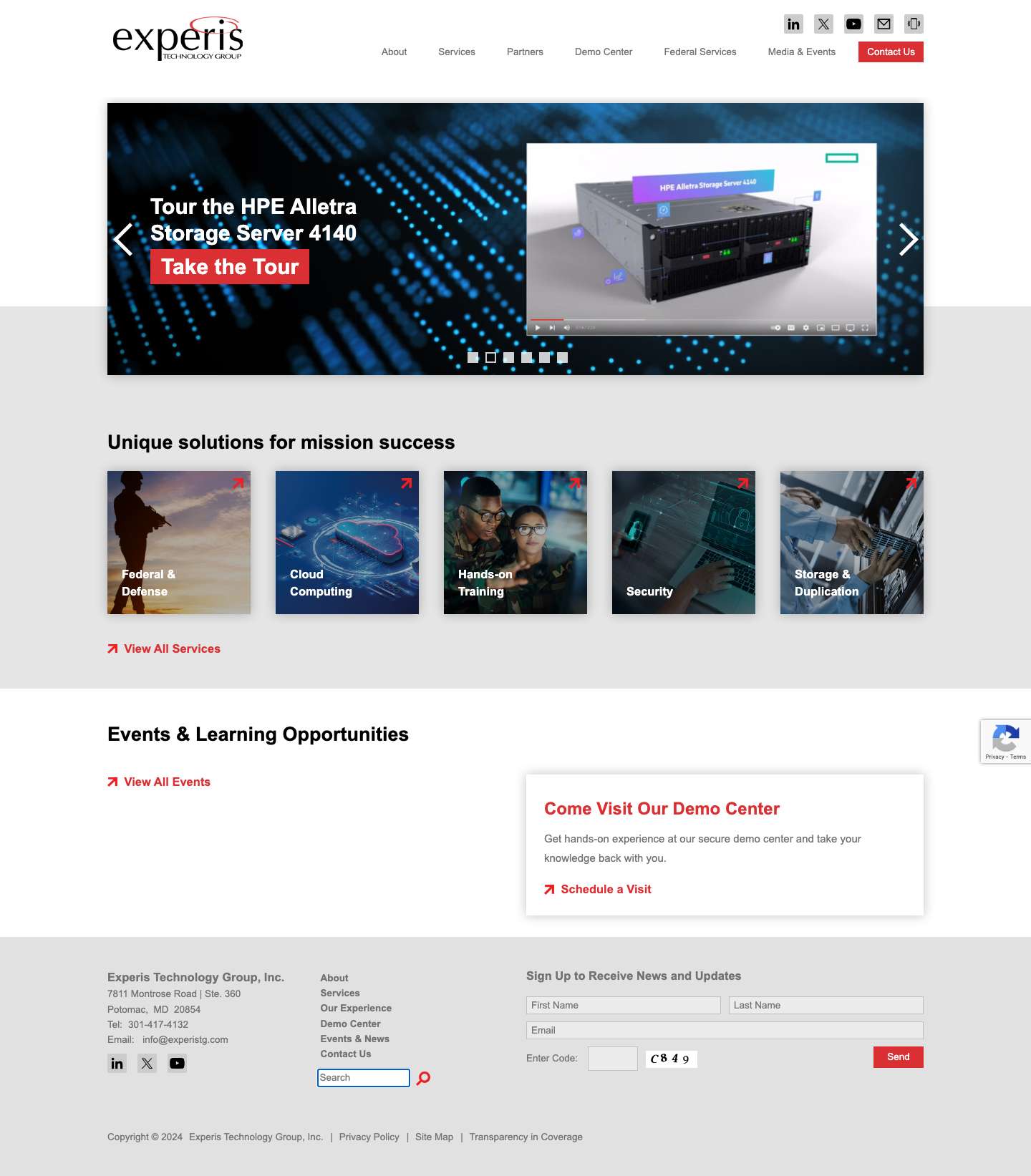 Experis Technology Group - Full Screenshot