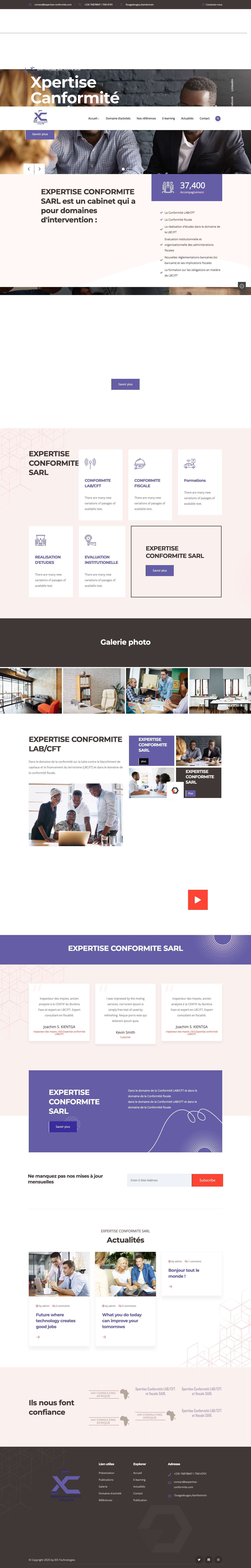 Expertise conformité - Full Screenshot