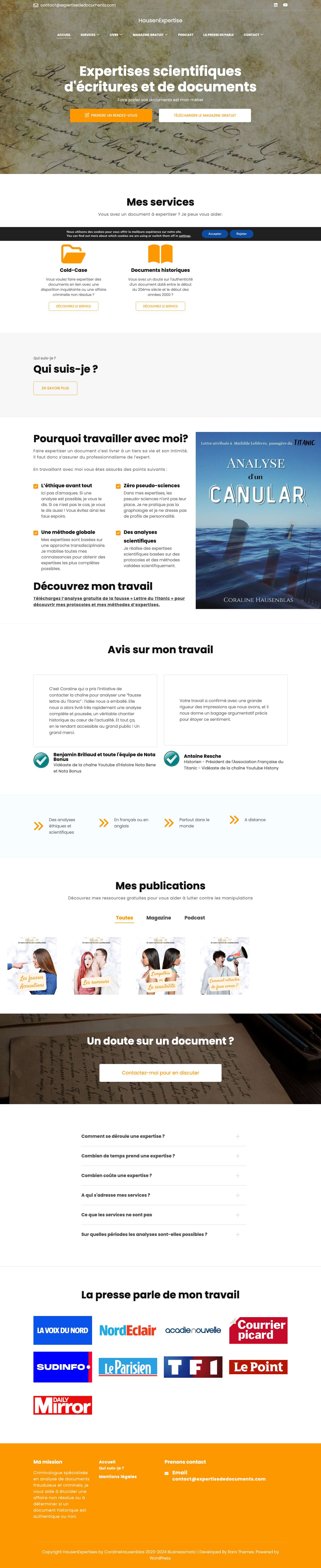 HausenExpertise - Full Screenshot