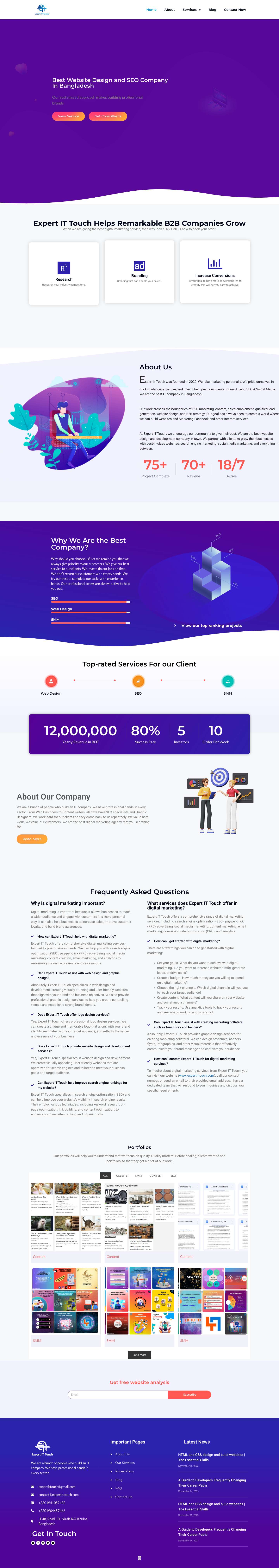 Expert IT Touch – Expertise Your Digital Journey - Full Screenshot