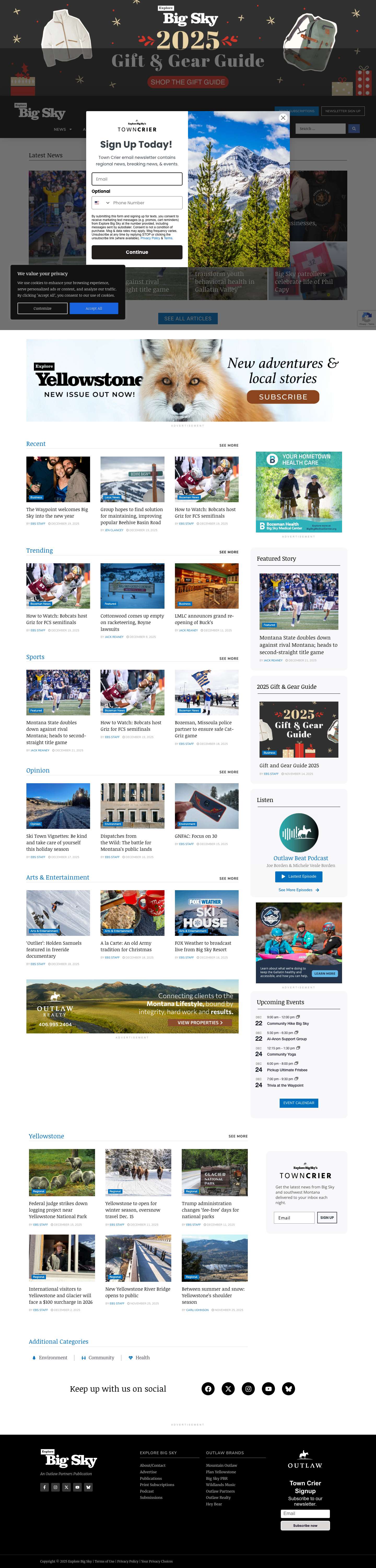 Explore Big Sky | Your Montana Source for NewsEvent SeriesEvent SeriesEvent SeriesEvent SeriesEvent Series - Full Screenshot