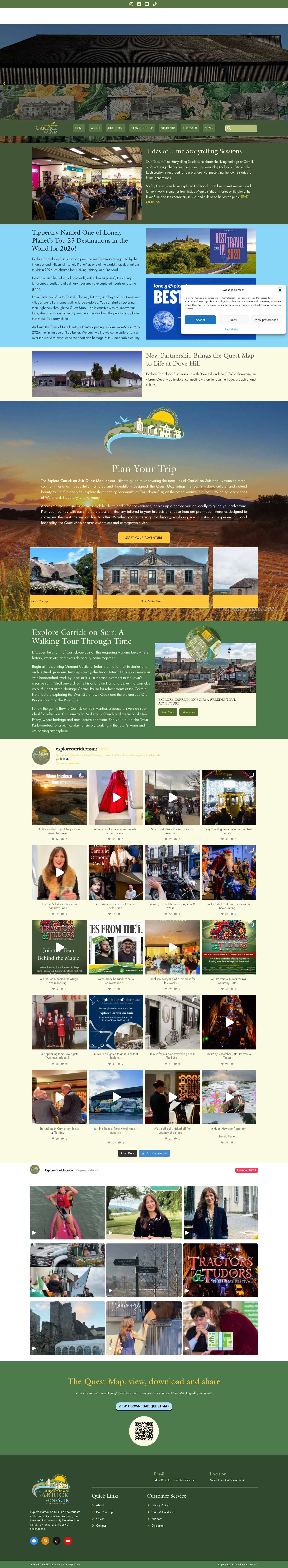 Explore Carrick-on-Suir - Full Screenshot