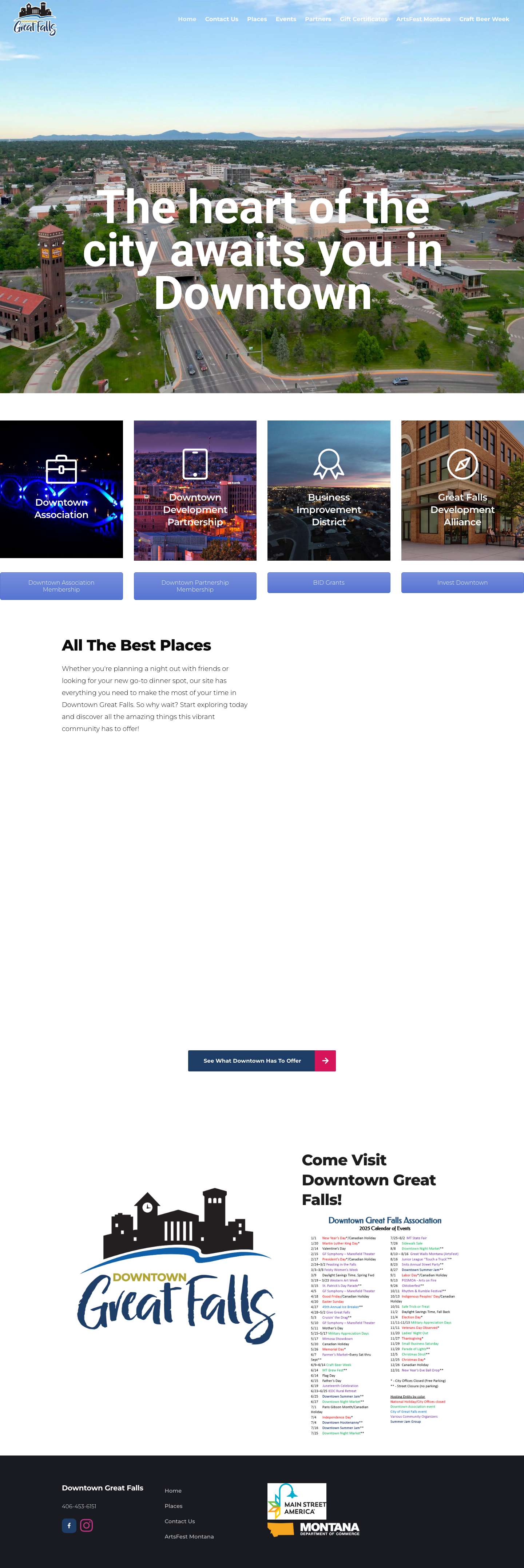 Downtown Great Falls – Buy Local! - Full Screenshot