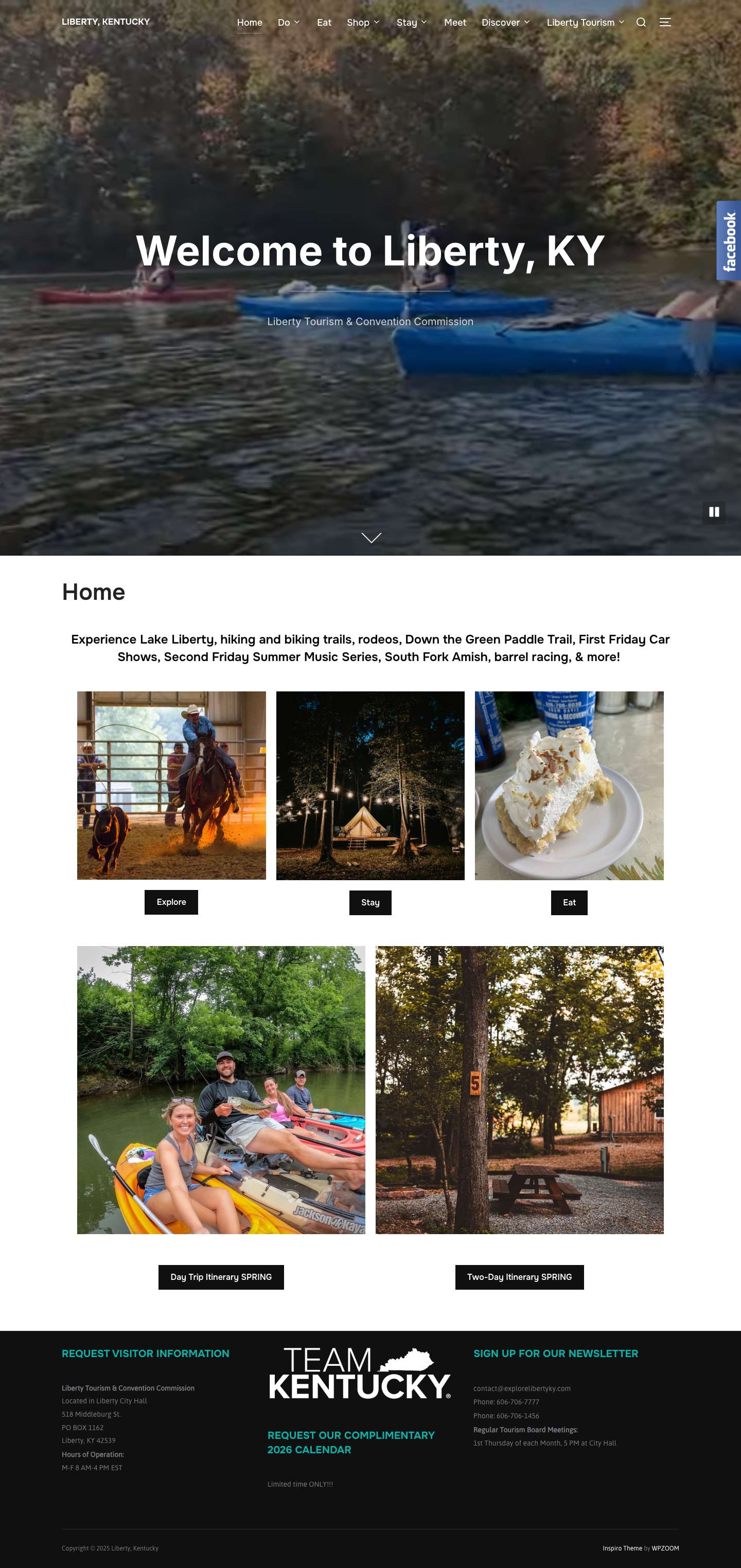 Liberty, Kentucky – Explore Liberty, KY - Full Screenshot