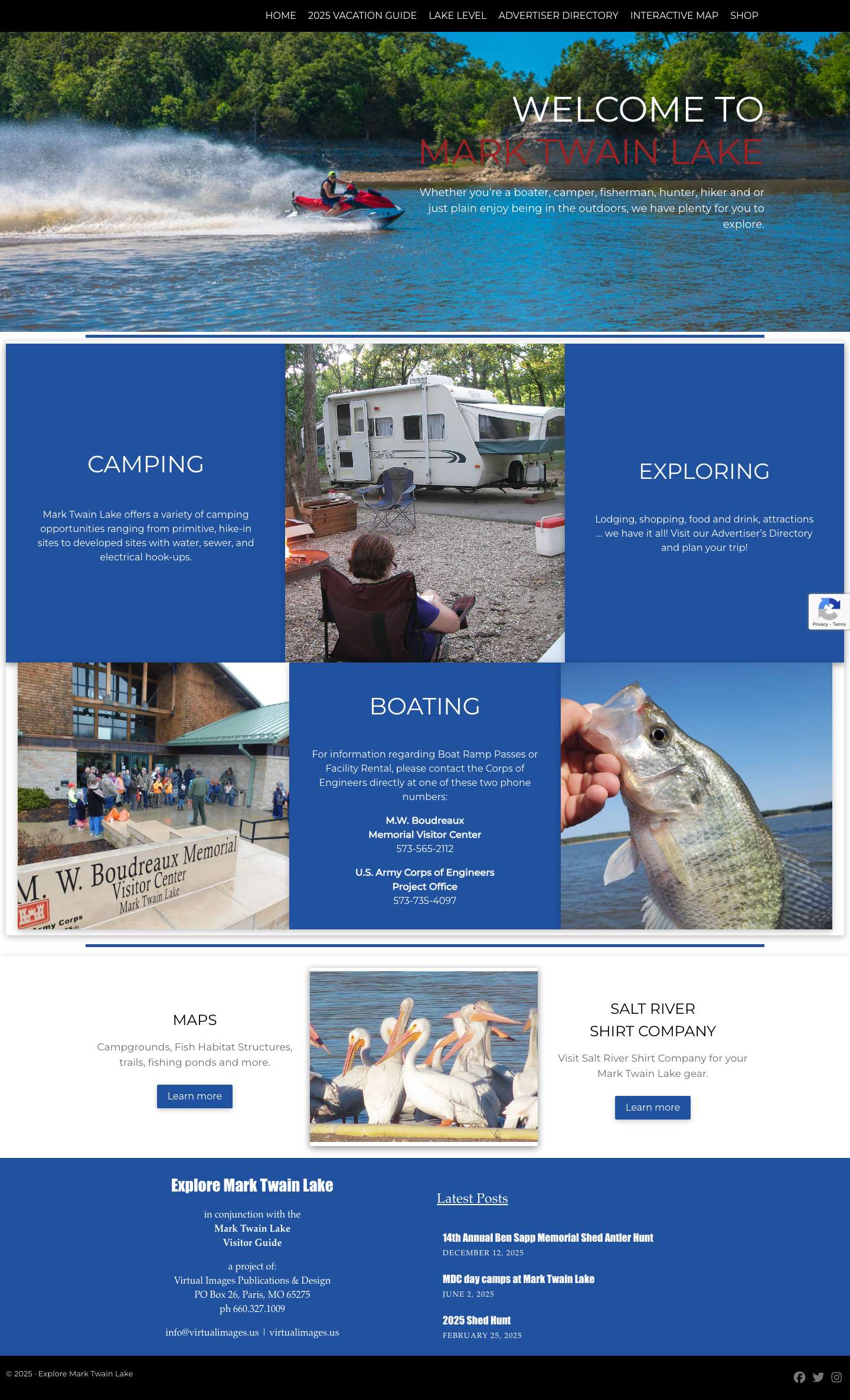 Welcome • Explore Mark Twain Lake - Full Screenshot