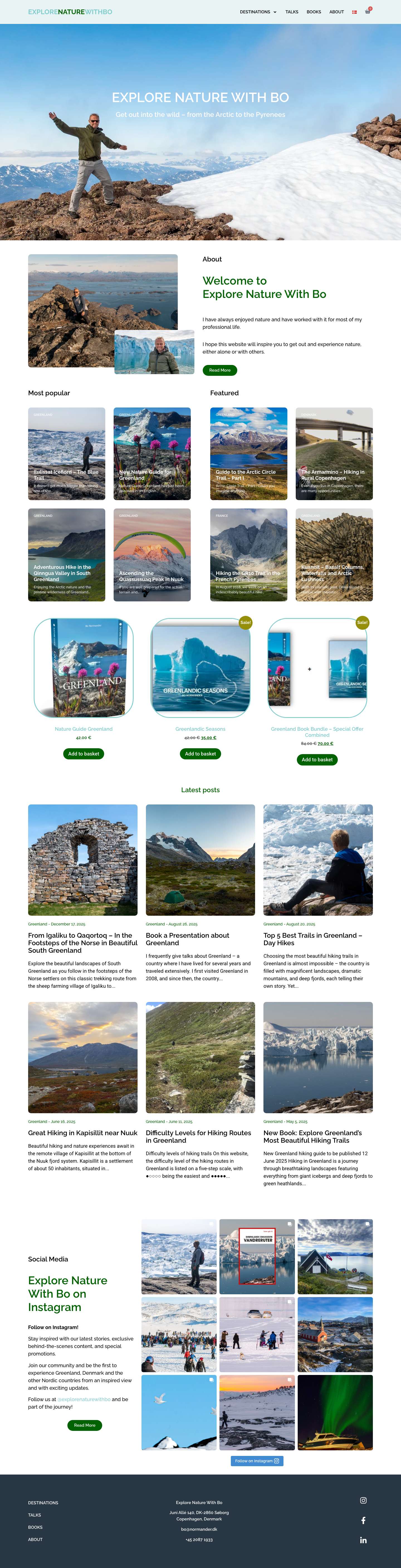 Explore Nature With Bo - Get out into the wild – from the Arctic to the Pyrenees - Full Screenshot