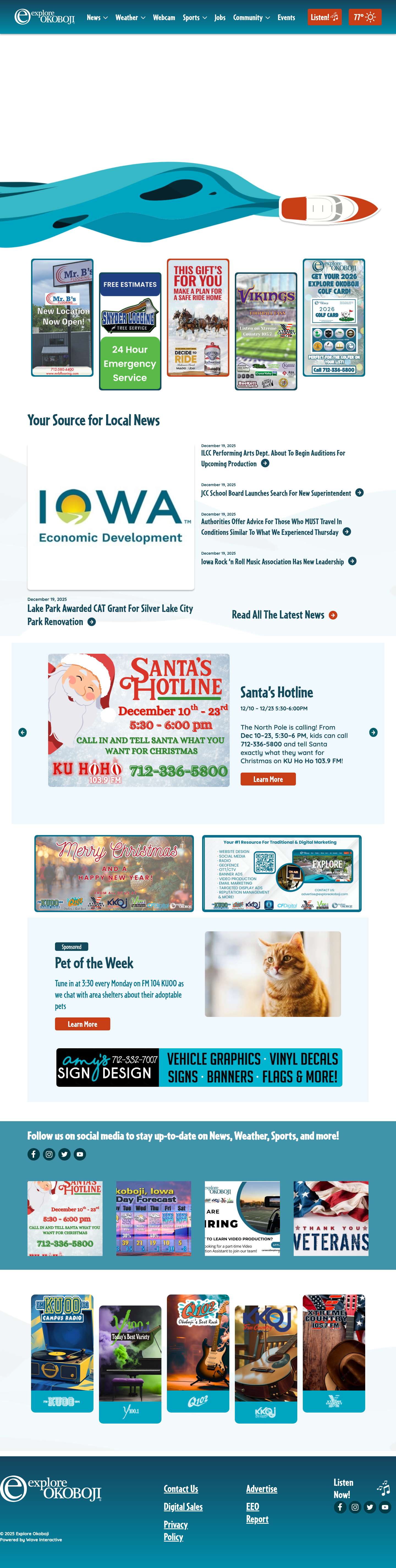 Explore Okoboji - Full Screenshot