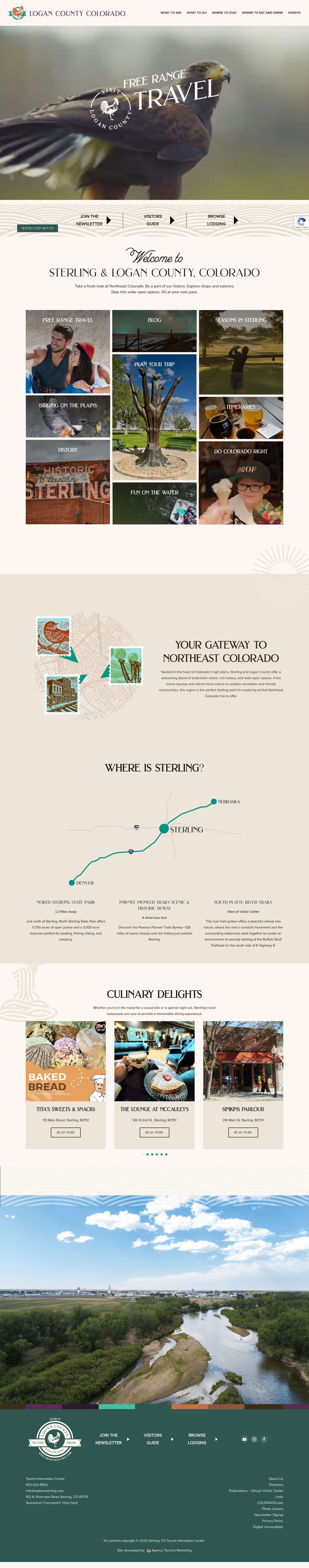 Home - Explore Sterling, Colorado - Full Screenshot