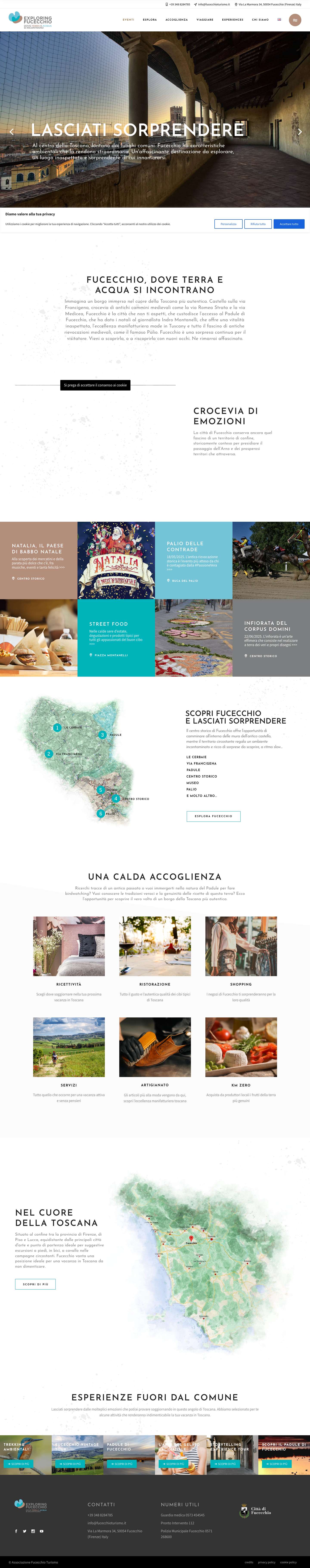 Fucecchio, crocevia di emozioni | Visita un borgo in Toscana fuori dai luoghi comuni - Full Screenshot