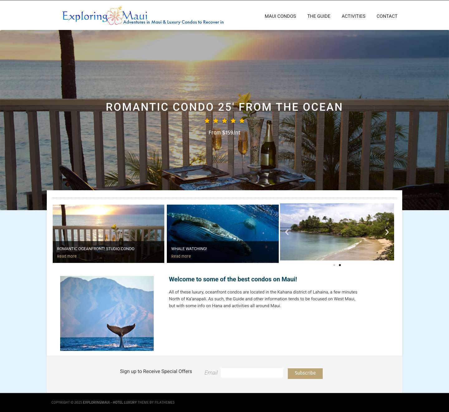 ExploringMaui – Adventures in Maui and Luxury Condos to Rest Your Head Afterwards - Full Screenshot