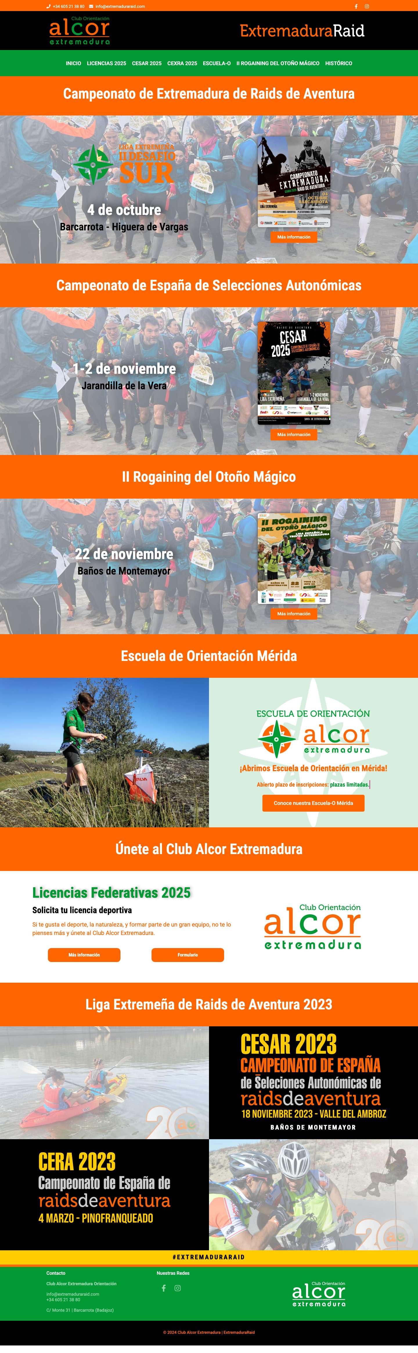 INICIO - Extremadura Raid - Full Screenshot