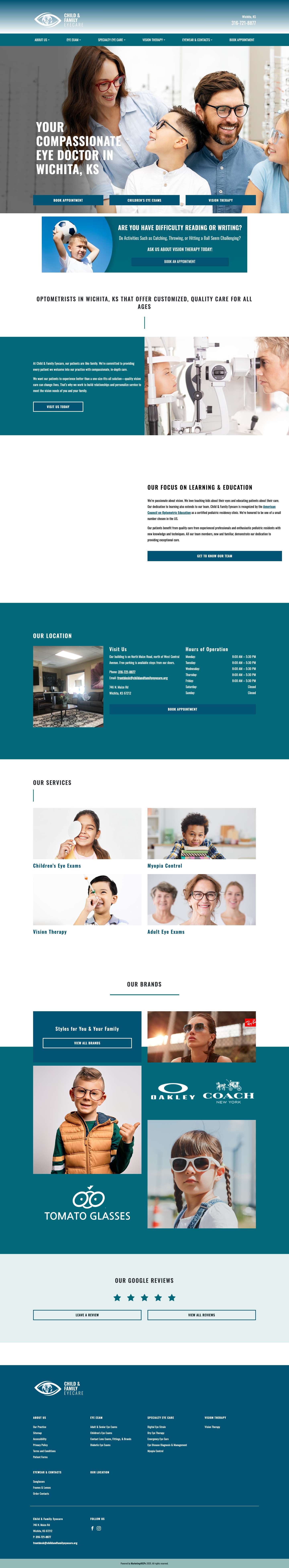 Compassionate & Exceptional Eyecare | Wichitainstagramfacebookfacebook2pinteresttwittergoogle-plusgooglelinkedin2yelpyoutubephonelocationcalendarshare2linkstar-fullstarstar-halfchevron-rightchevron-leftchevron-downchevron-upenvelopefax - Full Screenshot