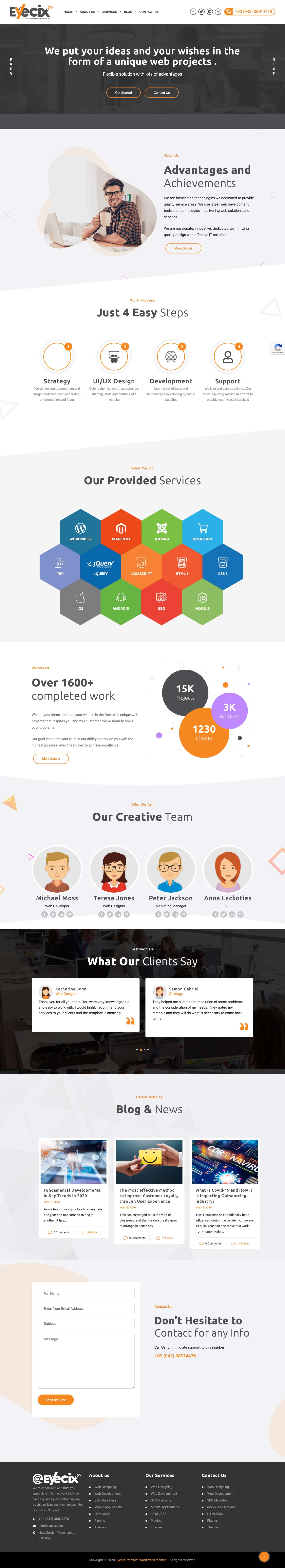 Eyecix Technologies (SMC-PRIVATE) Limited – A Software House - Full Screenshot