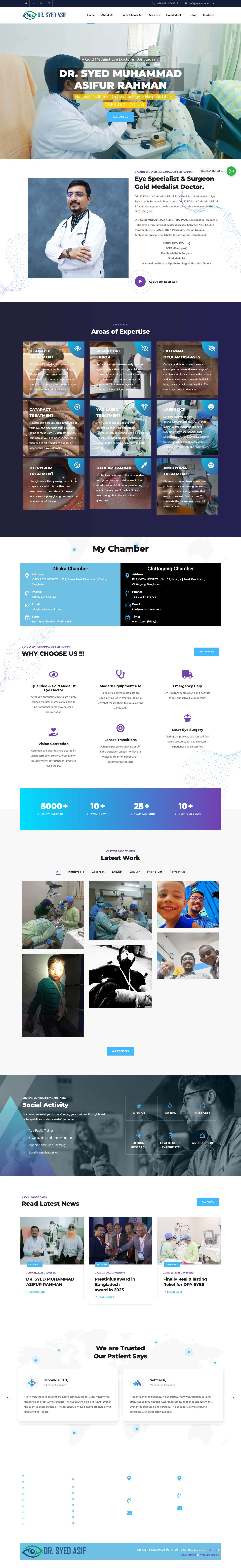 Home - Best Eye Doctor in Dhaka & Chattogram, Bangladesh. Best Eye Care & Ophthalmology treatment in Bangladesh. Eye Doctor near me. Best Eye Specialist & Surgeon in Dhaka & Chattogram, Bangladesh. Best Eye Hospital in Dhaka & Chattogram, Bangladesh. - Full Screenshot