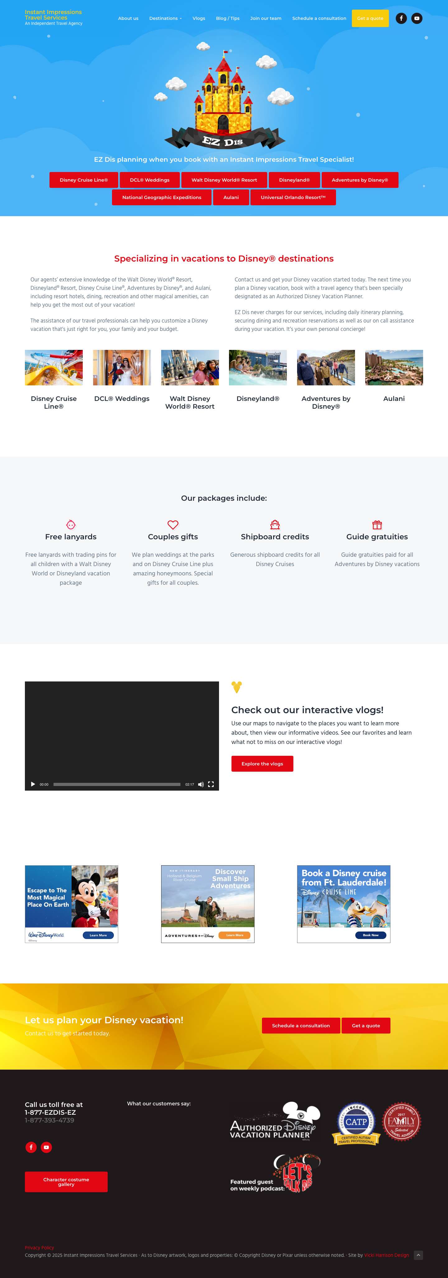 Home - Instant Impressions Travel ServicesFacebookYouTubeFacebookYouTube - Full Screenshot