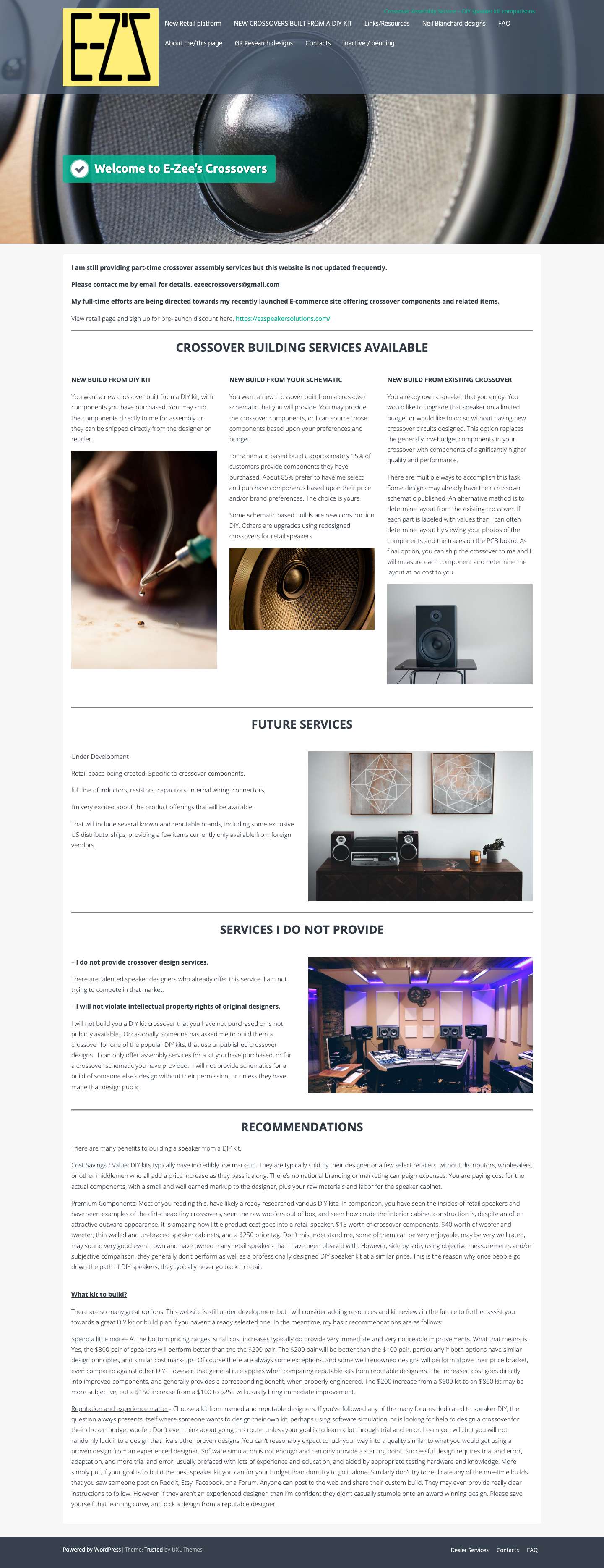 Welcome to E-Zee's Crossovers - E-Zees Crossovers - Full Screenshot